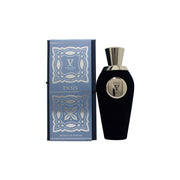 Tiziana Terenzi V Canto Ensis Extrait de Parfum Eau de Parfum 100 ml – sort glasflakon med gylden hætte og cylindrisk design