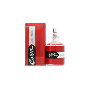 Liz Claiborne Curve Connect for Men Eau de Cologne 125 ml – klar, buet glasflaske med blå væske og sølvfarvet låg