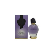 Viktor & Rolf Good Fortune Eau de Parfum 90 ml – lilla facetslebet flakon med gulddetaljer og rund krystalkugle som låg