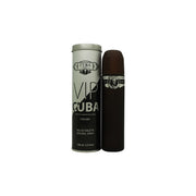 Cuba VIP for Men Eau de Toilette 100ml fra Cuba 100 ml cigarformet guldfarvet flakon med sorte og røde detaljer.
