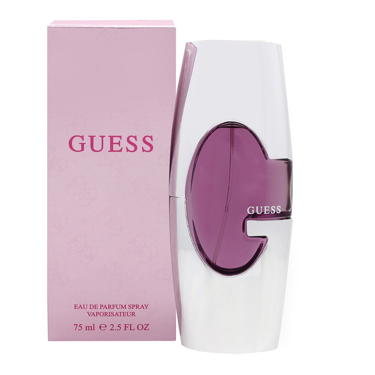 Guess Guess Woman Eau de Parfum 75ml fra Guess i 75 ml flaske med klar lyserød glasflakon og sølvlogo