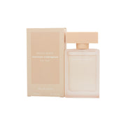 For Her Musc Nude Eau De Parfum Narciso Rodriguez 50 ml, flaske i mat frostet nude-pink glas med rektangulær form og mat låg