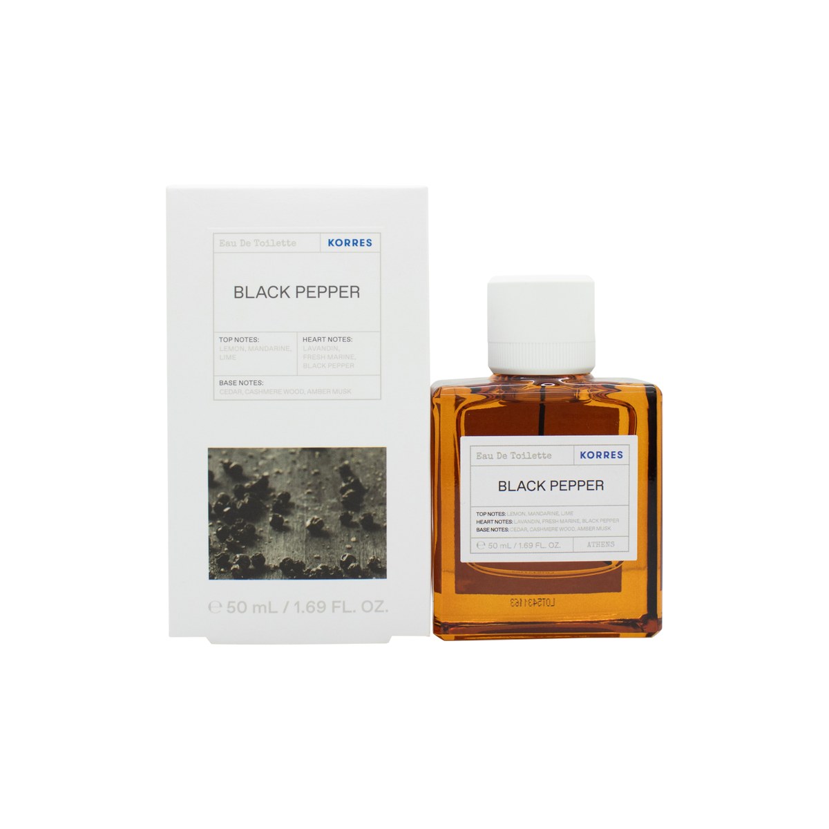 Korres Black Pepper Eau de Toilette 50ml Spray