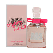 Juicy Couture Couture La La Eau de Parfum 100 ml fra Juicy Couture, pink facetteret glasflakon med guldkapsel og sløjfe