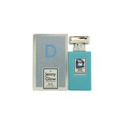 Jenny Glow Blue Eau de Parfum 30 ml fra Jenny Glow – klar glasflaske med lyseblå væske og sølvfarvet firkantet låg