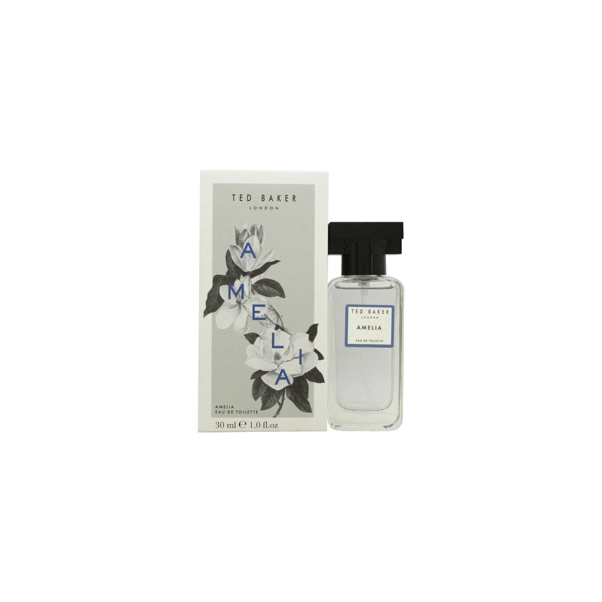 Ted Baker Amelia Eau de Toilette 30 ml fra Ted Baker – klar glasflakon med sart lyserød duft og krystalformet låg