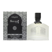 Jeanne Arthes Sultan Men Oud Eau de Toilette 100 ml – Jeanne Arthes, mørk ravfarvet flaske med sort låg.