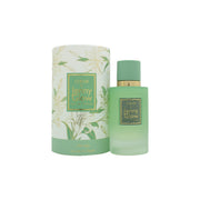 Jenny Glow Coeur Eau De Parfum 80ml, Jenny Glow, 80 ml – klar glasflaske med sølvfarvet cylindrisk låg og hvid etiket
