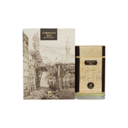 Afnan Tobacco Rush Eau de Parfum 100 ml fra Afnan, mørkebrun firkantet flakon med guldkap og sort etiket.