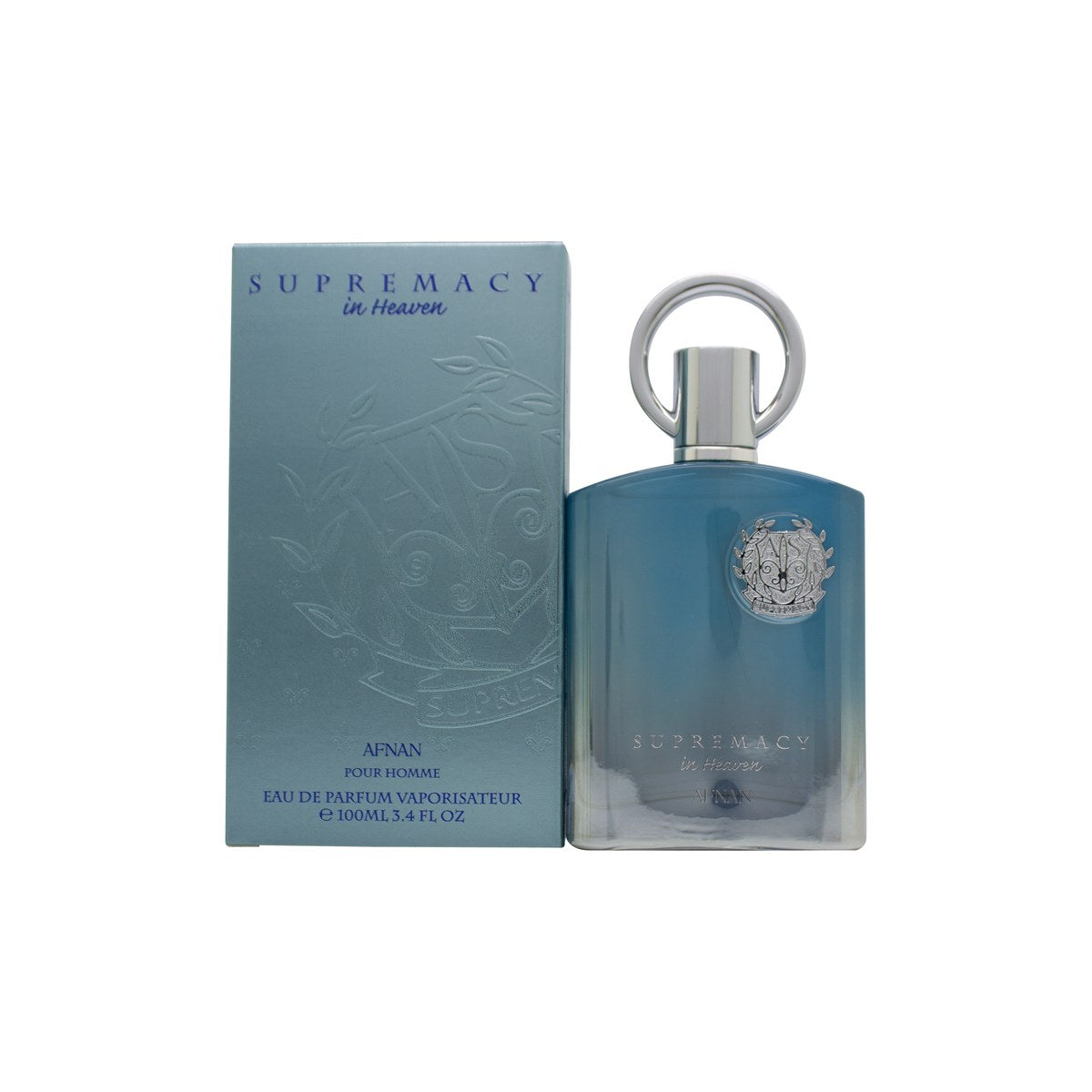 Afnan Supremacy In Heaven Eau de Parfum 100ml fra Afnan 100 ml – mat hvid flakon med sølvtop og minimalistisk design